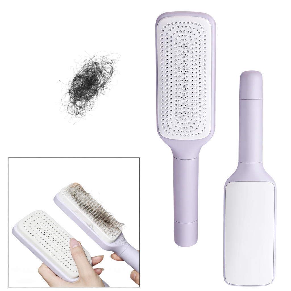 Self-Cleaning Hair Brush – Clean Your Brush in Seconds